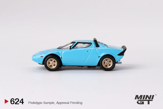 Model Static Mașină Lancia Stratos HF Stradale Albastru 1975 Scara 1:64