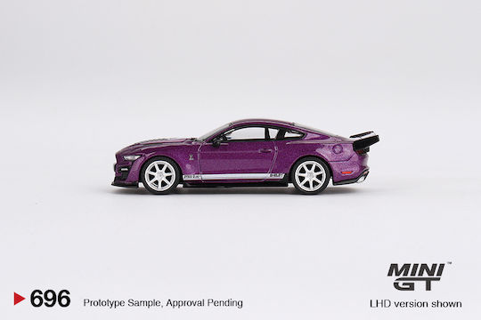 Machetă Mașină Ford Shelby GT500 Dragon Snake Concept Violet 2023 Scara 1:64 Mini GT MGT696