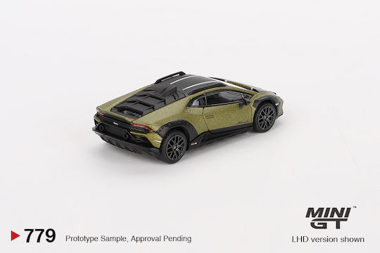 Machetă Mașină Lamborghini Huracan Sterrato Verde Gea Mat Scara 1:64 Mini GT MGT779