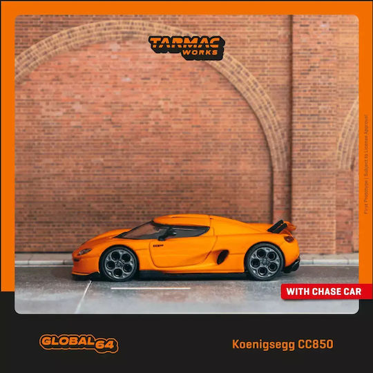 Macheta Auto Koenigsegg Cc850 Orange Maßstab 1:64 Tarmac Works