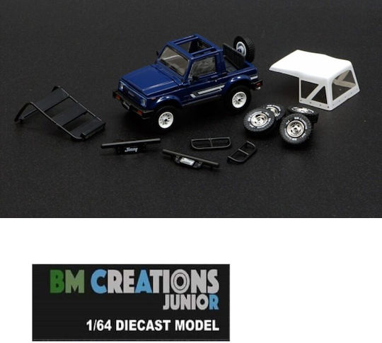 Machetă Mașină Suzuki Jimny Sj41 Albastră Scara 1:64 Bm Creations Bmc168