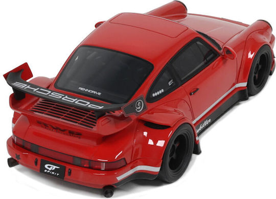 Machetă Mașină Porsche Rwb Painkiller Roșu Indian 1:18 Gt Spirit Gt449