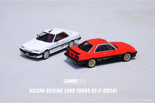 Моделна Фигура Автомобил Nissan Skyline 2000 Turbo Rs-x Dr30 Бял 1:64 Inno64