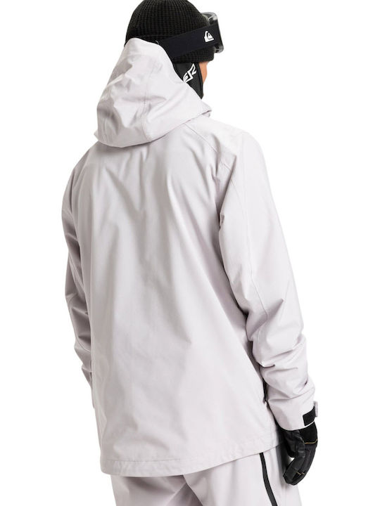 Quiksilver EQYTJ03493-SFN0 Männer Jacke aus für Ski & Snowboard Weiß