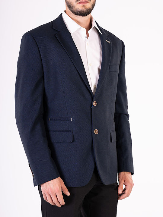 Leonardo Uomo Ανδρικό Σακάκι Navy Blue