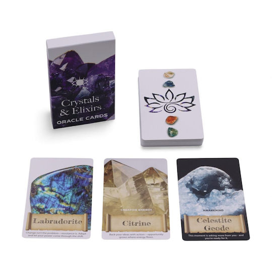 Divination Deck Crystals & Elixirs Oracle Cards Healing Energy Deck