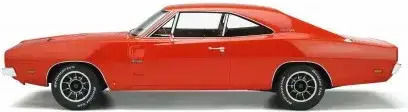 Macheta Auto Dodge Charger Hemir Orange 1969 Orange 1:12 Otto Models G060