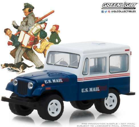Modellauto Jeep Dj 5 Norman Rockwell 1971 Maßstab 1:64 GreenLight