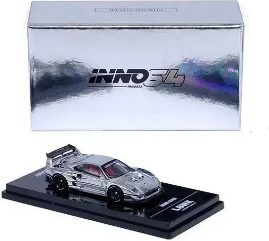 Model Static Mașină Ferrari Lbwk F40 Argintiu Scara 1:64