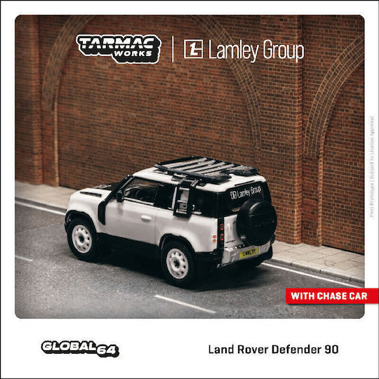 Macheta Auto Land Rover Defender 90 Alb 1:64 Tarmac
