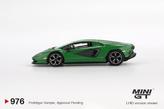 Machetă Mașină Lamborghini Countach Lpi 800-4 Verde Medio 2022 Scara 1:64 Mini GT MGT00976 BL