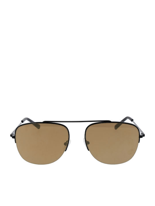 Champion Men's Sunglasses with Brown Metal Frame and Brown Lens CU5151-58C03