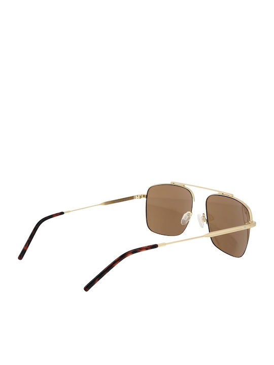 Champion Men's Sunglasses with Black Metal Frame and Green Lens CU5152-58C01