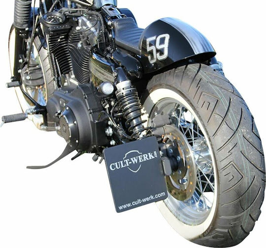 Cult Werk Motorrad-Kennzeichenhalter Und -Rahmen Hd-spo012-i
