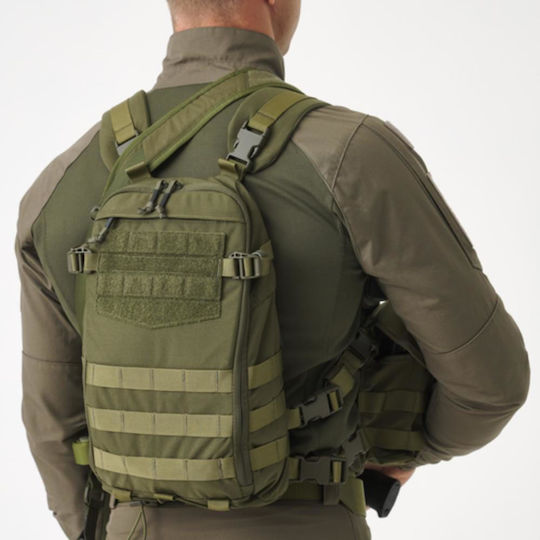 Helikon Tex Militärrucksack aus Cordura Grünes 7lt