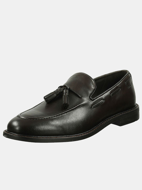 Men's Leather Loafers Brown