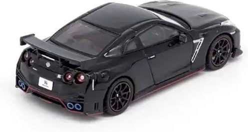 Model Static Mașină Nissan GT-R R35 Nismo Negru Scara 1:64 Inno64