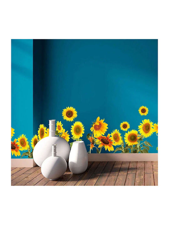 Decorative Wall Sticker Sunflower Vinyl 1 Piece Ango