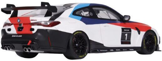 Macheta Auto Bmw M4 Gt4 Gt4 White Presentation 2022 1:18 Otto Models Ot1228