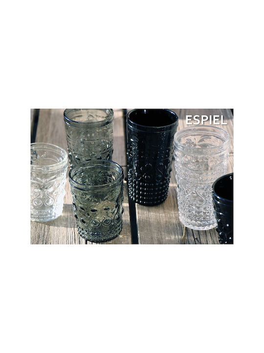 Espiel Set Gläser Wasser aus Glas in Gray Farbe 550ml 6Stück