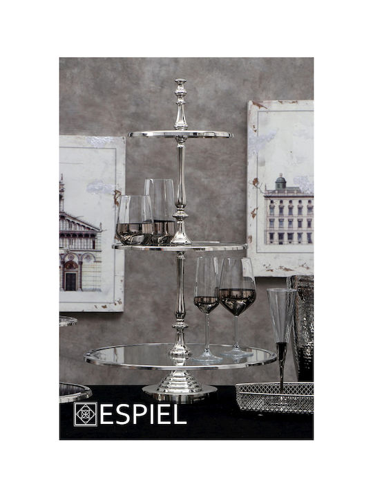 Espiel V-line Set Gläser Champagner aus Glas Mit Stiel 150ml 6Stück