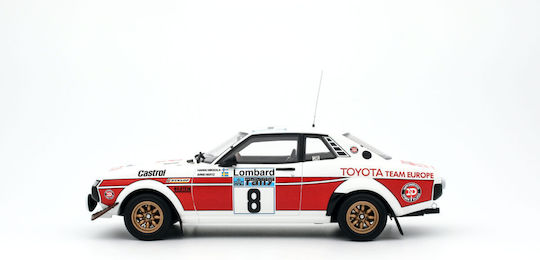 Machetă Mașină Toyota Celica Ra21 Alb Rac Rally 1977 Scara 1:18 Otto Models Ot1044