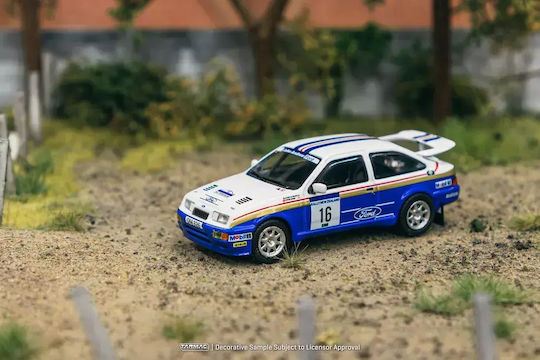 Machetă Mașină Ford Sierra Rs Cosworth #16 Saeed Al-hajri/Steve Bond Rally Noua Zeelandă 1989 Scara 1:64 Tarmac