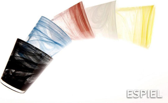 Espiel Atlas Set of Glasses White Wine / Water made of Glass in White Color 270ml 6pcs