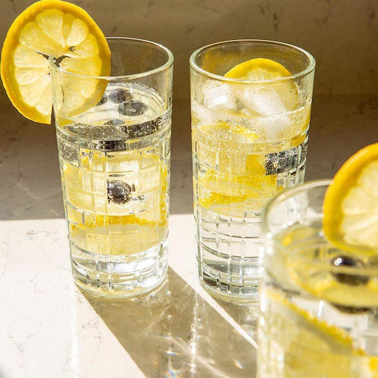 Gurallar Set de pahare pentru apa din Sticlă 356ml 6buc
