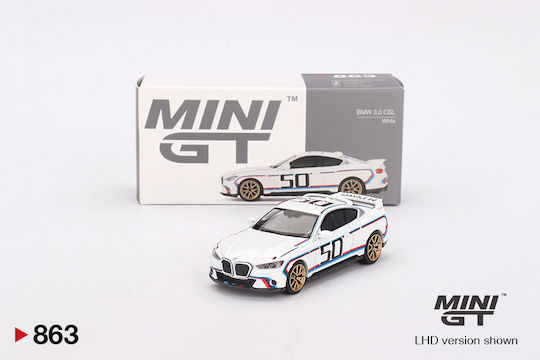 Macheta Auto Bmw M4 G82 3.0 Csl White 2023 1:64 Mini Gt Mgt00863