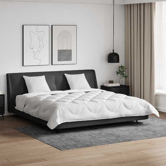 vidaXL Σετ Κουβέρτα King Size 260x220εκ. Λευκό 3378102