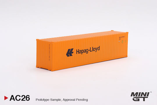 Container Hapag-lloyd Portocaliu 1:64 Mini Gt Mgtac26