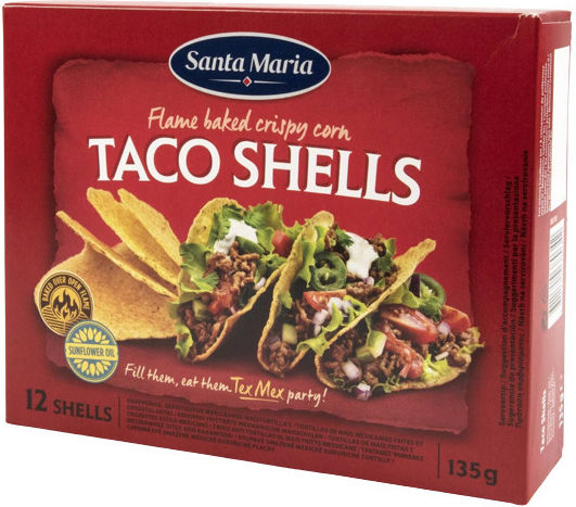 Taco Shells 12τμχ 135g Santa Maria