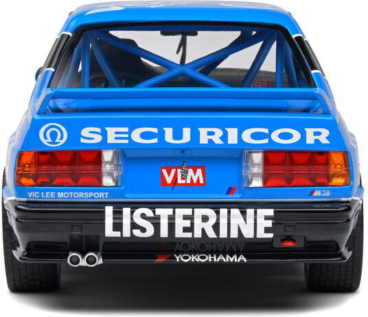 Machetă Mașină BMW E30 M3 Albastru #1 BTCC 1991 Omega 1:18 Solido