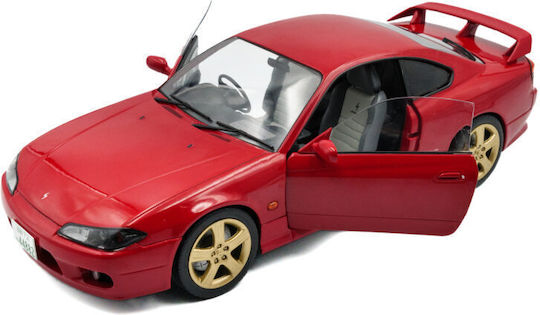 Machetă Mașină Nissan Silvia S15 Specr Aero Roșu Flacără 1999 Scara 1:18 Solido