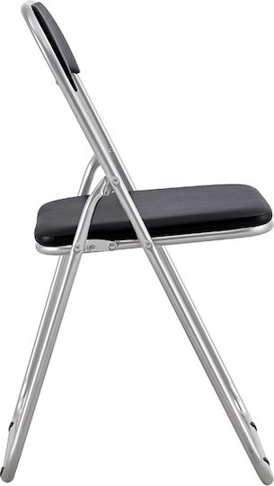 Bold Scaune Sala de mese Pliabile Negru 6buc 89x30x46buc
