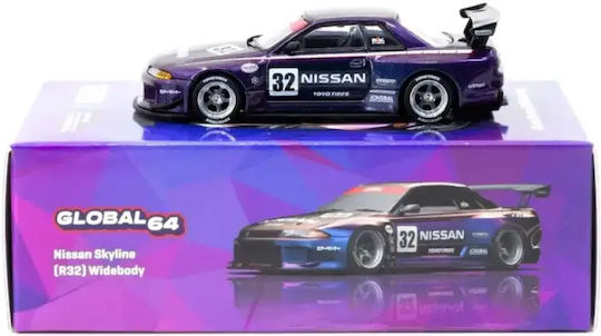 Machetă Auto Nissan Skyline R32 Widebody Violet Scara 1:64 Tarmac Works