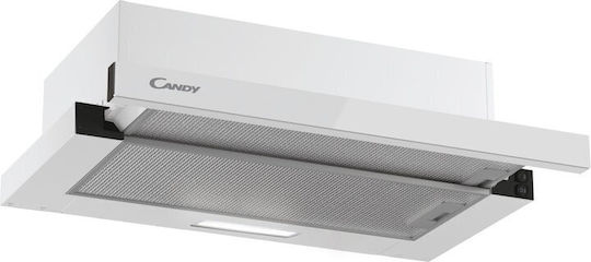 Candy Плъзгащ се аспиратор 60см Бял