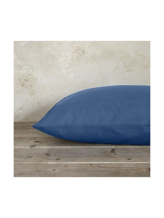 Nima Unicolors Pillowcase Set with Envelope Cover Dark Denim 52x72cm.