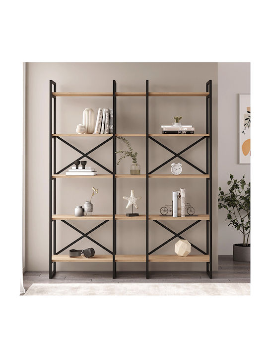 Bibliothek Dusan Sepet Eiche 143.5x30x175cm
