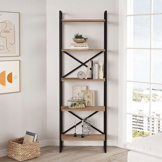 Bibliothek Dusan Sepet Eiche 58x30x175cm