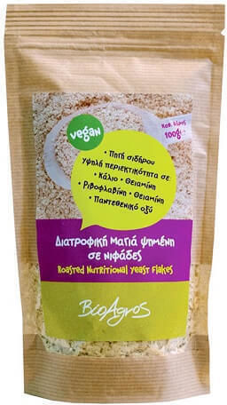 Vio Agros Drojdie nutritivă Fulgi Vegan Coapte Fulgi 100gr