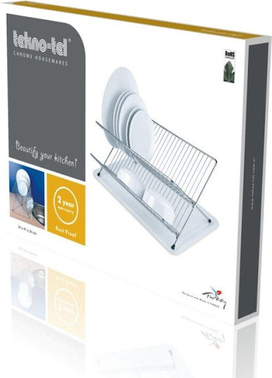 Tekno-Tel KVB.004 Geschirrabtropfer Metallisch Silber 30x36x21cm