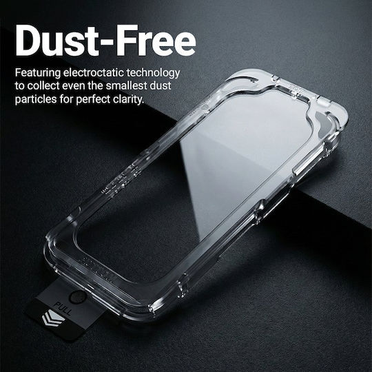 Crong Tempered Glass 2τμχ Μαύρο (iPhone 17 Pro Max / iPhone 16 Pro Max)