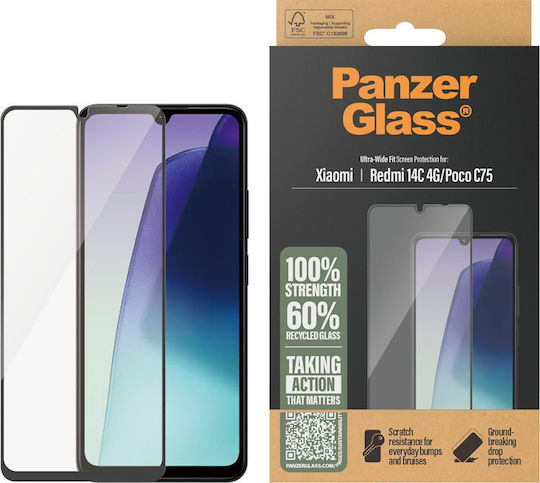 PanzerGlass Screen Protector (Redmi 14C / Poco C75)