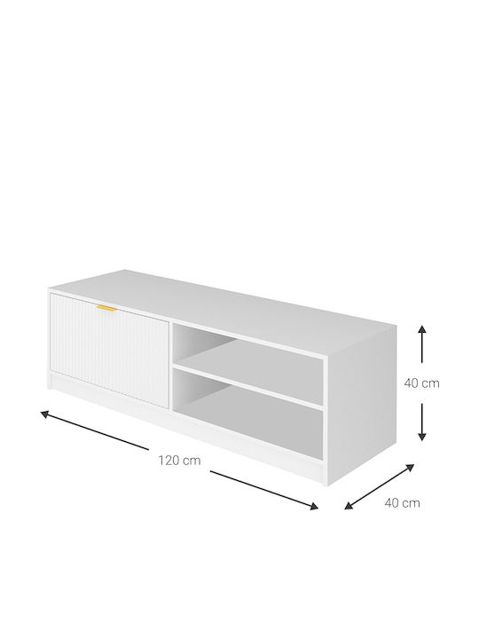 TV Stand Allegro 162844109 120x40x40cm Black