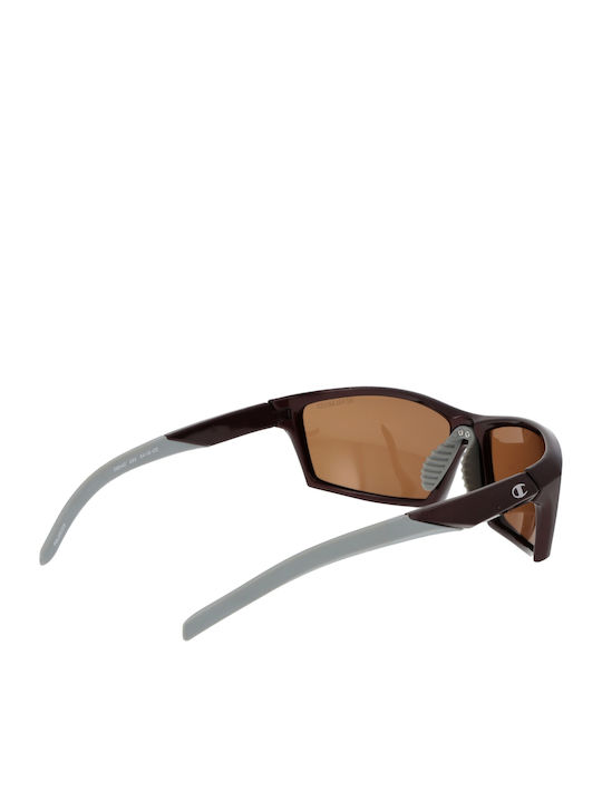 Champion Men's Sunglasses with Black Frame and Gray Lens CU5142-64C04