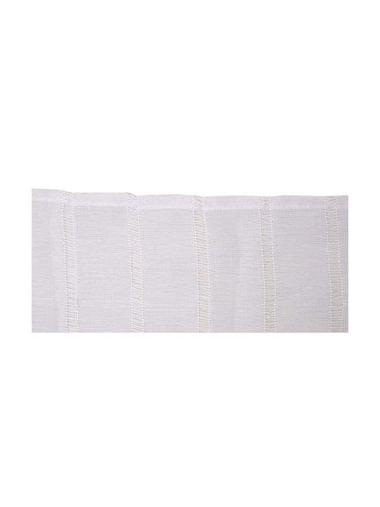 Viopros Curtain with Pencil Pleat White 280x290cm