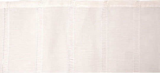 Viopros Curtain with Pencil Pleat Ecru 145x285cm Viopros Curtain with Pencil Pleat Ecru 145x285cm