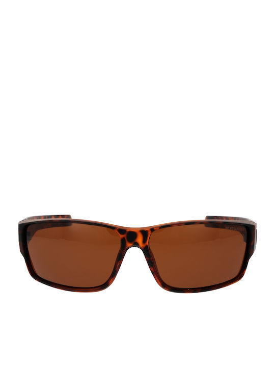 Champion Men's Sunglasses with Brown Frame and Gray Lens CU5146-63C03